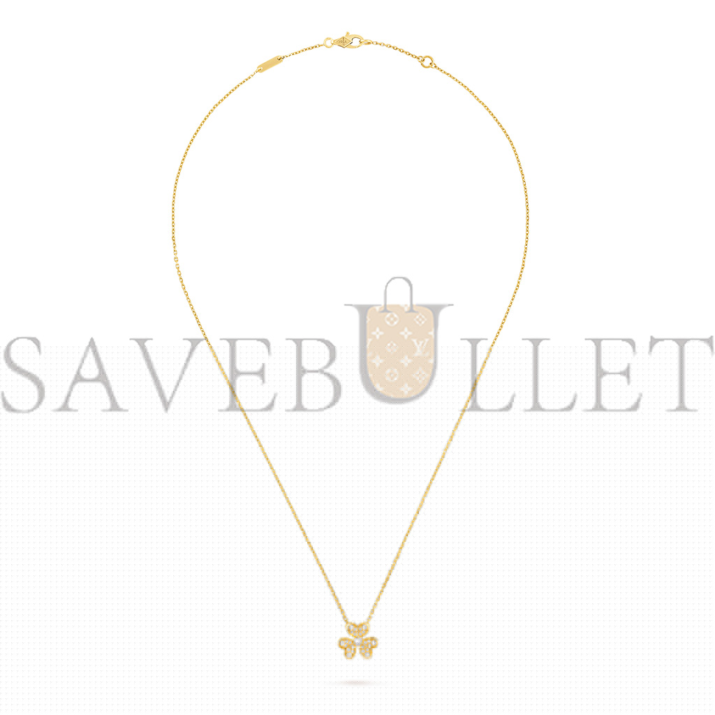 VAN CLEEF ARPELS FRIVOLE PENDANT, MINI MODEL - YELLOW GOLD, DIAMOND VCARP24000